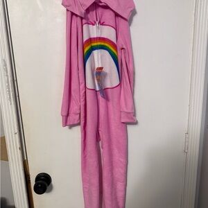 Care Bears Pink Onesie with Rainbow Design